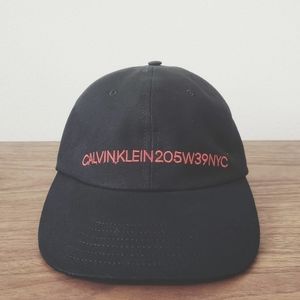 CALVIN KLEIN: 205W29NYC black baseball cap